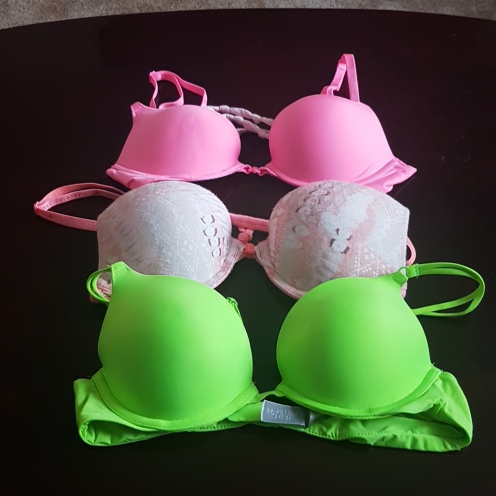 3 pcs Victoria Secret Bra Size 34A